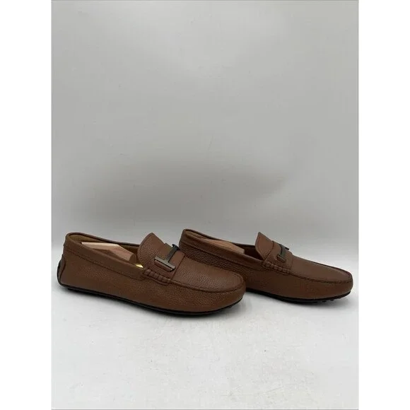TOD’S Men\'s Brown Leather Loafers Size 7.5 TOD main image 4